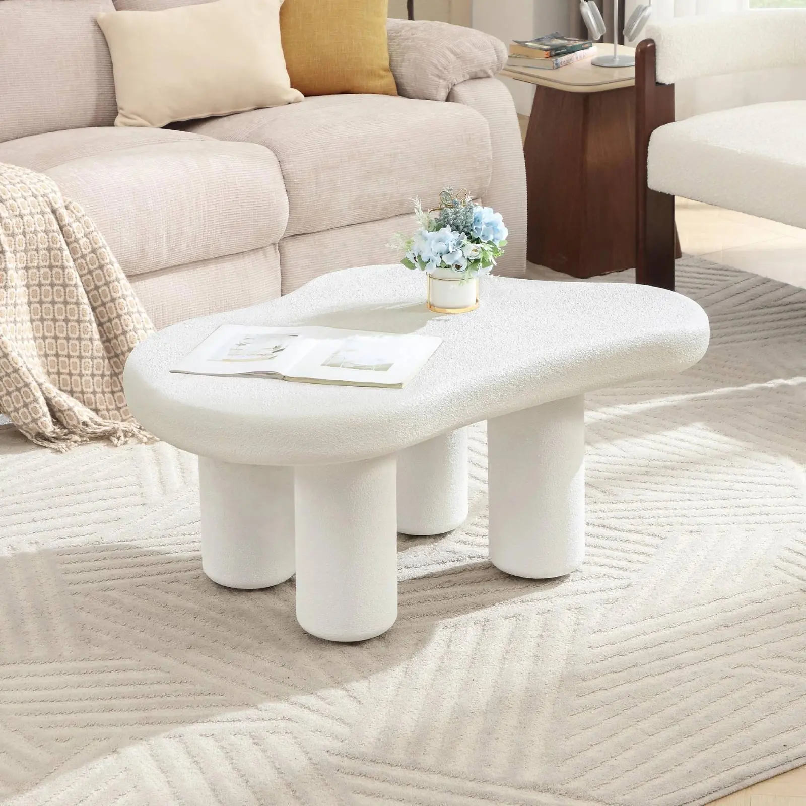 Off-White Textured Finish