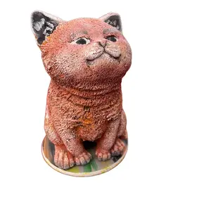 Collection Figure Cute innocent Kittens Cat handmade Miniatures Landscape Ornaments Decorative Fairy Garden Desk Decor Home Decoration