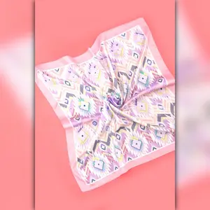 A218-P • Aztec Boho Silky Bandana Scarf