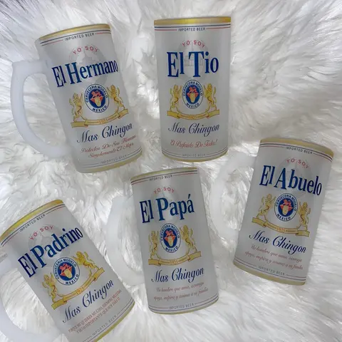Mug Glass Tarro 16 oz (leer descripción para personalizados)
