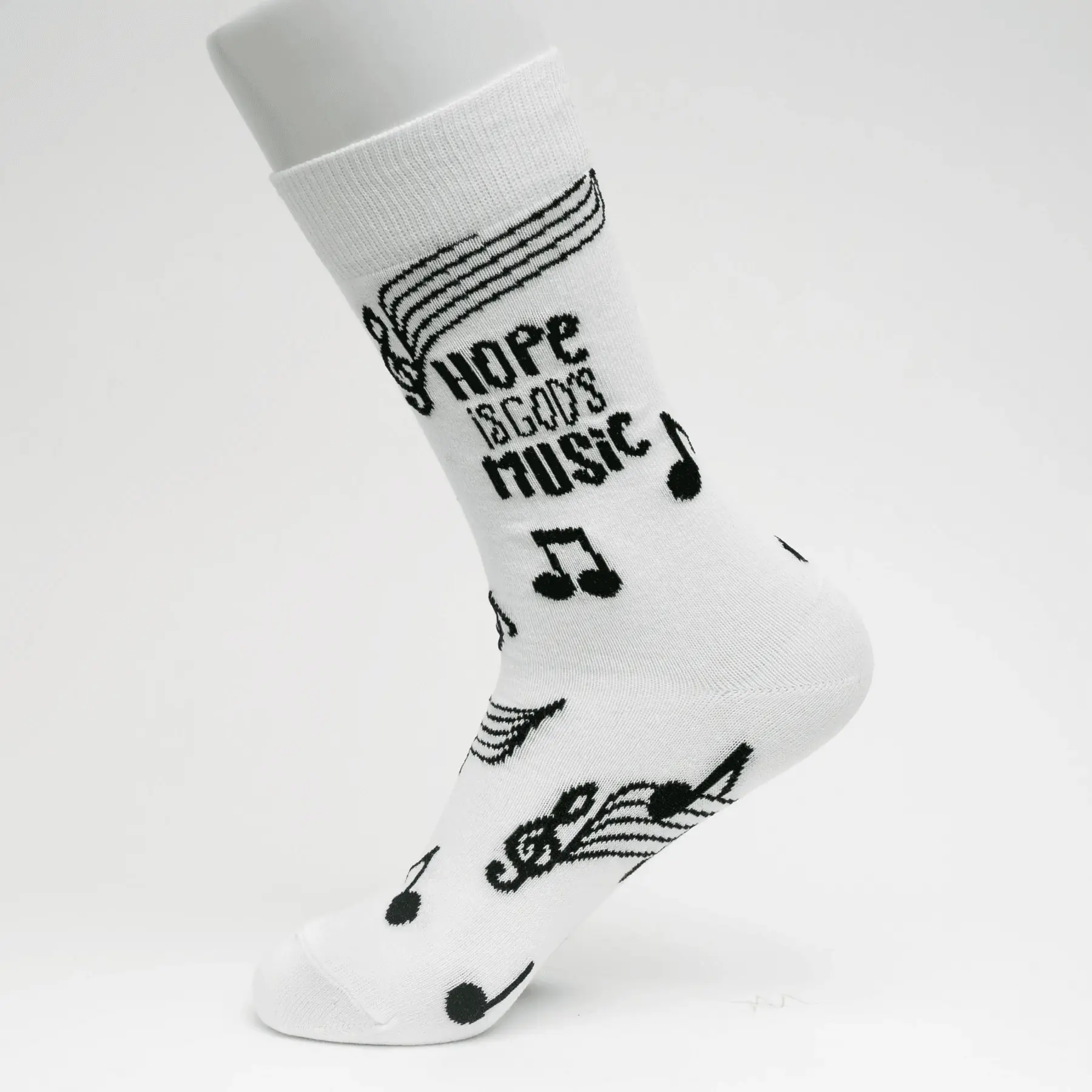 Hope Is God's Music Socks