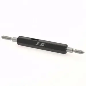 SPI Plug Thread Gage: M3x0.5 Thread, 6H Class, Double End, Go & No Go Handle Included 37-183-1