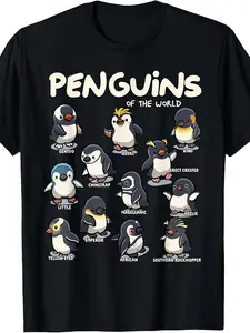 Penguin Penguins Animals of The World Penguin Lovers T-Shirt