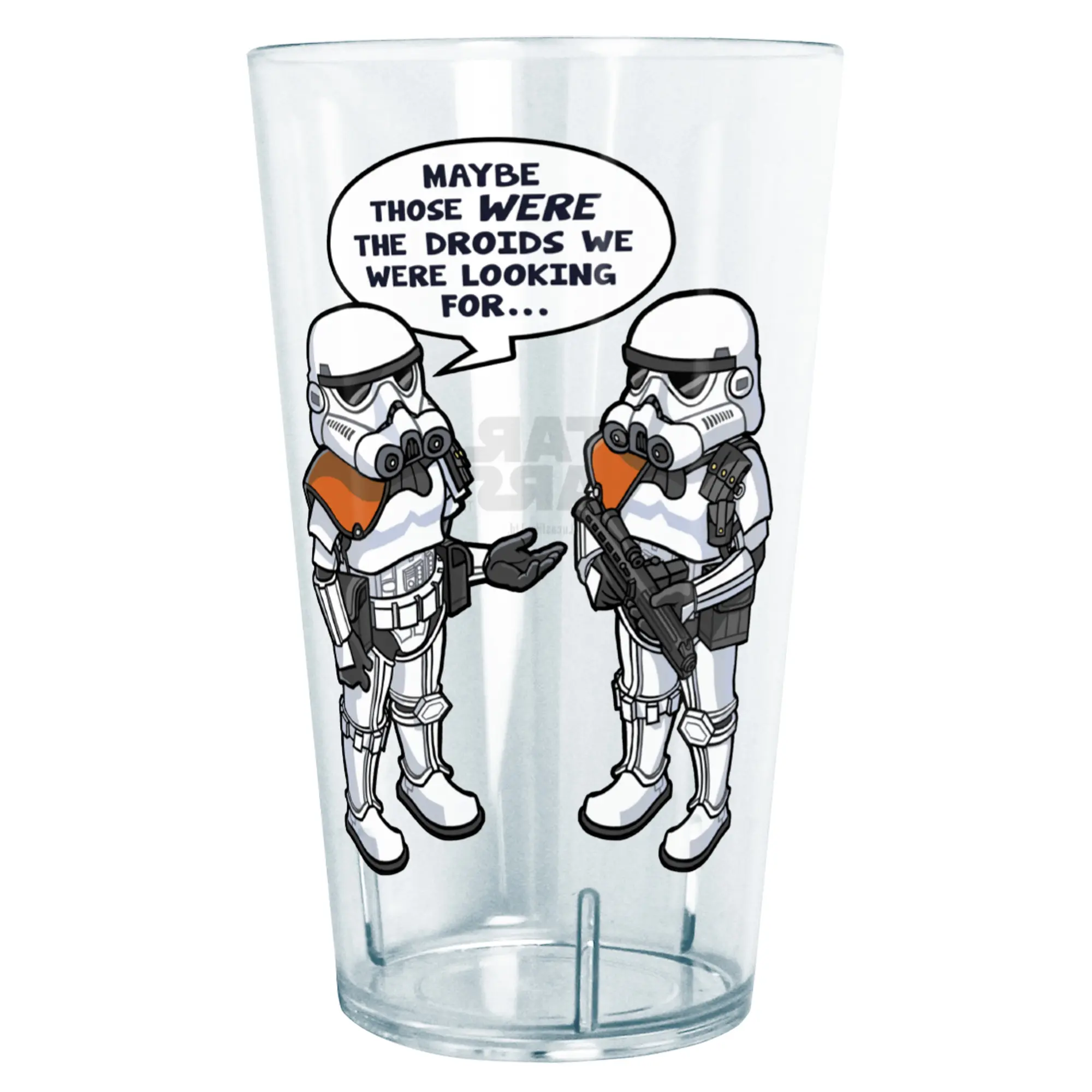 Star Wars Wrong Droids Graphic Character Art Tumbler - 6" Height, BPA-Free, Durable Washable Tritan Kitchenware Drinkware Cup