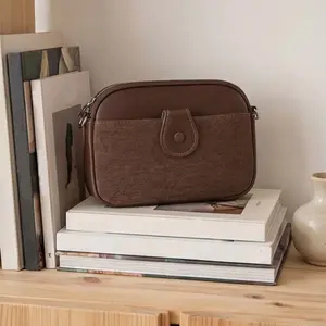 1pc Women Shell Shaped Crossbody Bag, 6 Colors Available, Leather Patchwork Mini Phone Bag with Adjustable Strap, Large Capacity Casual Shoulder Bag, Minimalist Trendy Small Purse for Girls Daily Dating Travel