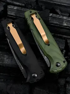 Tactical EDC Pocket Knife D2 Steel, Folding Knife with G10 Handle for Camping, Hiking, Survival & Daily Carry