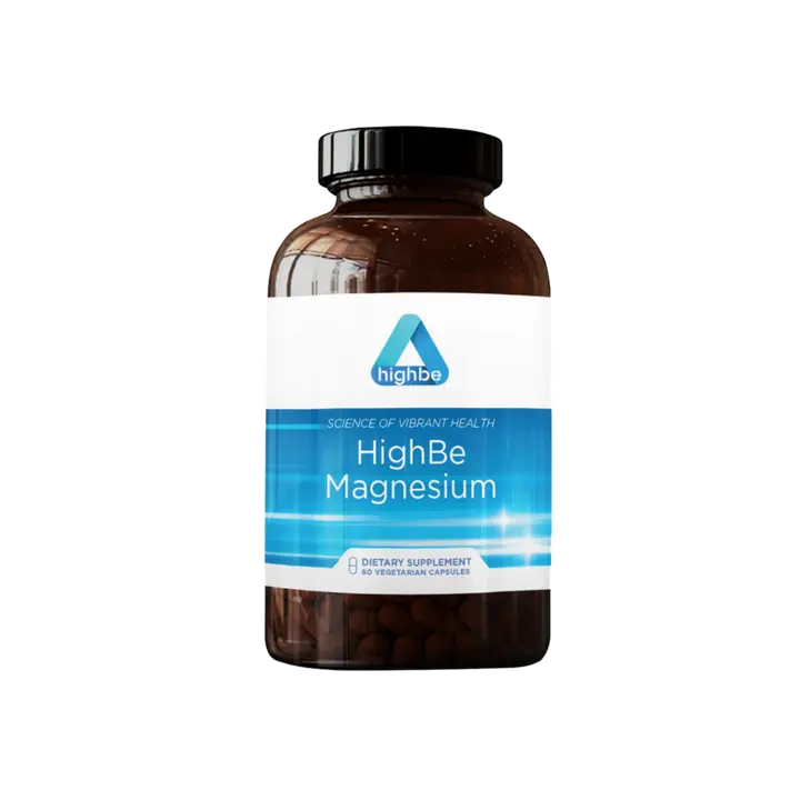 HighBe Magnesium Glycinate Chelate Mineral Supplement for Daily Health & Nutrition Support