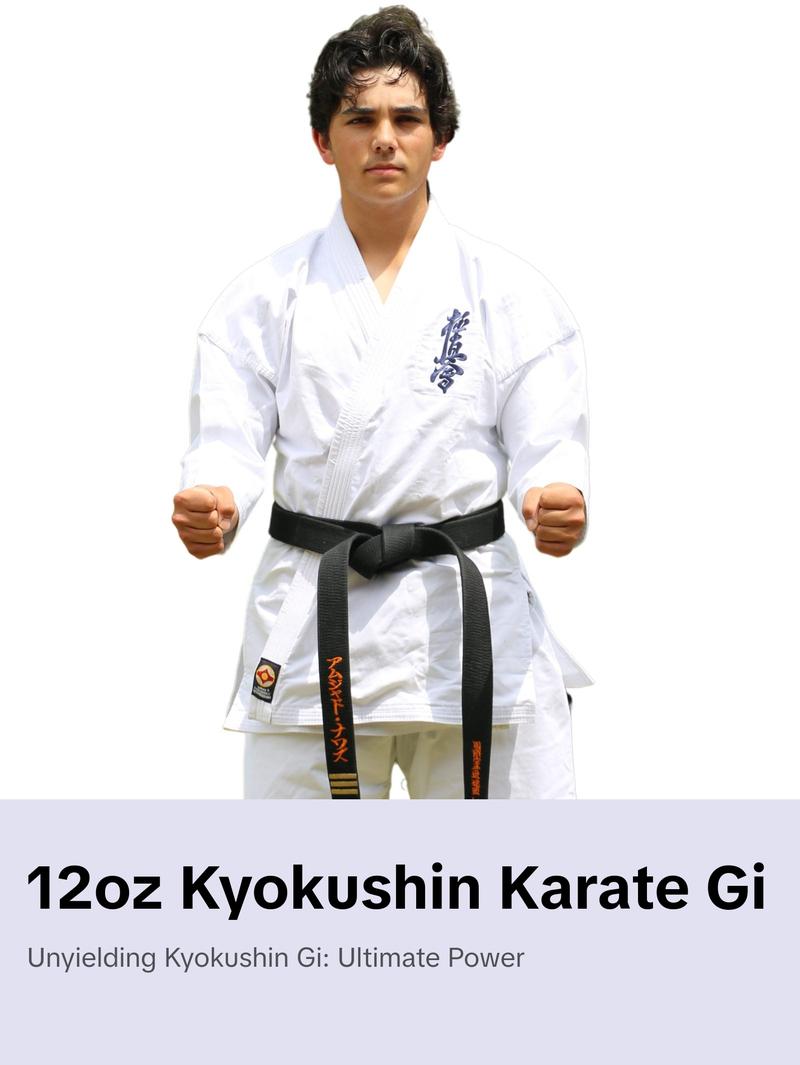 12-OZ BLEACHED KYOKUSHIN UNIFORM STRETCH COTTON
