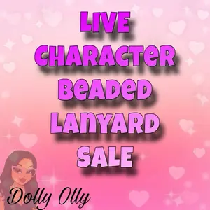 Premade Character Beaded Lanyard Sale - Live Character Beaded Lanyard for Fans