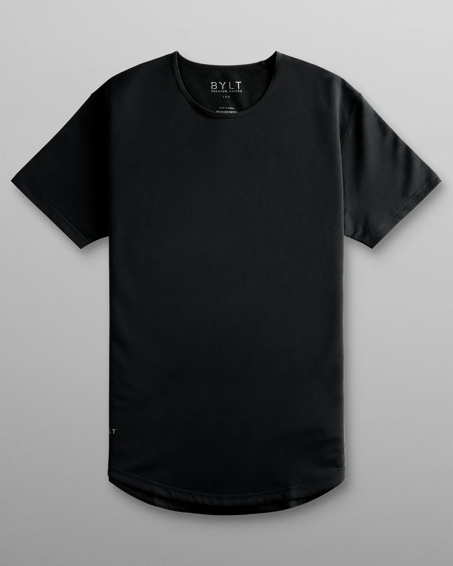 BYLT Drop-Cut LUX TShirt for Men - Fitted Crewneck Tee with 4-Way Stretch & Wrinkle-Resistant Fabric - Menswear Streetwear BYLT Drop-Cut LUX TShirt for Men - Fitted Crewneck Tee with 4-Way Stretch & Wrinkle-Resistant Fabric - Menswear Streetwear