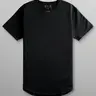 BYLT Drop-Cut LUX TShirt for Men - Fitted Crewneck Tee with 4-Way Stretch & Wrinkle-Resistant Fabric - Menswear Streetwear