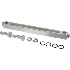 LDI Industries 1/2-20 Thread, 8-1/2 Inch Sight Length, Closed Circuit Liquid Level Sight Gauge 10 Inch Length to Center of Base, 11-5/8 Inch Overall Length, Buna-N Seal G605-10-A-1