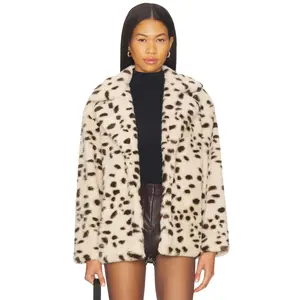 BLANKNYC Teddy Coat in Cool Cat