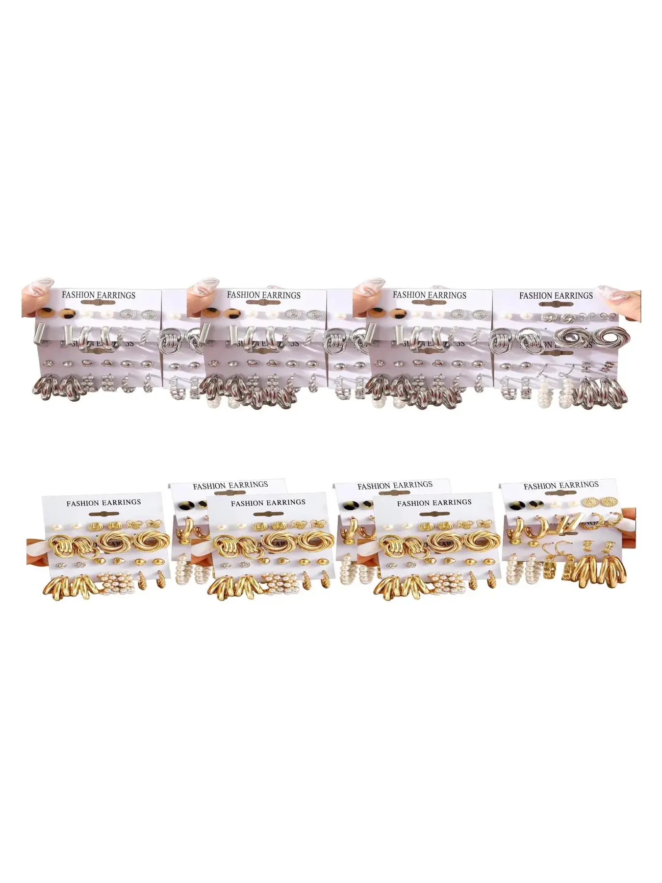 Silver*3 sets+Golden*3 sets