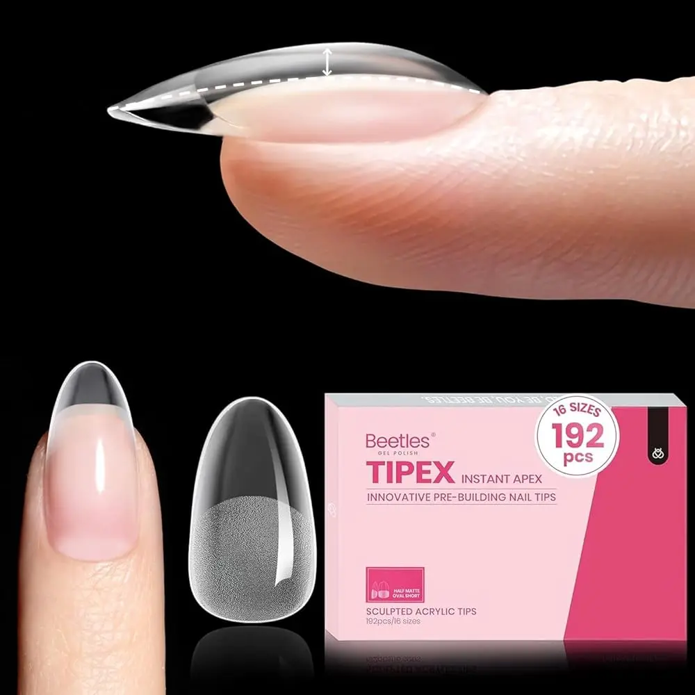 Short Oval 16Sizes 192Pcs(Only Tips)