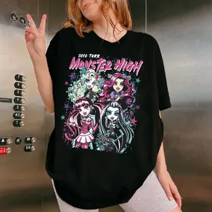 Monster High Alumni Shirt, Monster Friends Forever T-Shirt, Halloween Merch, Spooky Season
