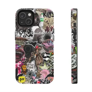 Coquette Retro Style Phone Case - Unique Artistic Design for iPhone 11 - 17