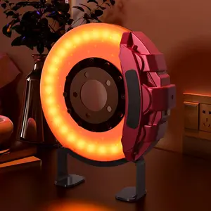 3D Brake Disc Night Light Rechargeable USB Touch Control Desk Lamp & Room Decor Cool Gifts for Car Lovers Men Dad Husband Teens Kids Personalized Funny Valentine's Day Gift for Him