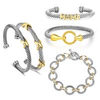 MAMA+Circle Bracelet Set 5PCs