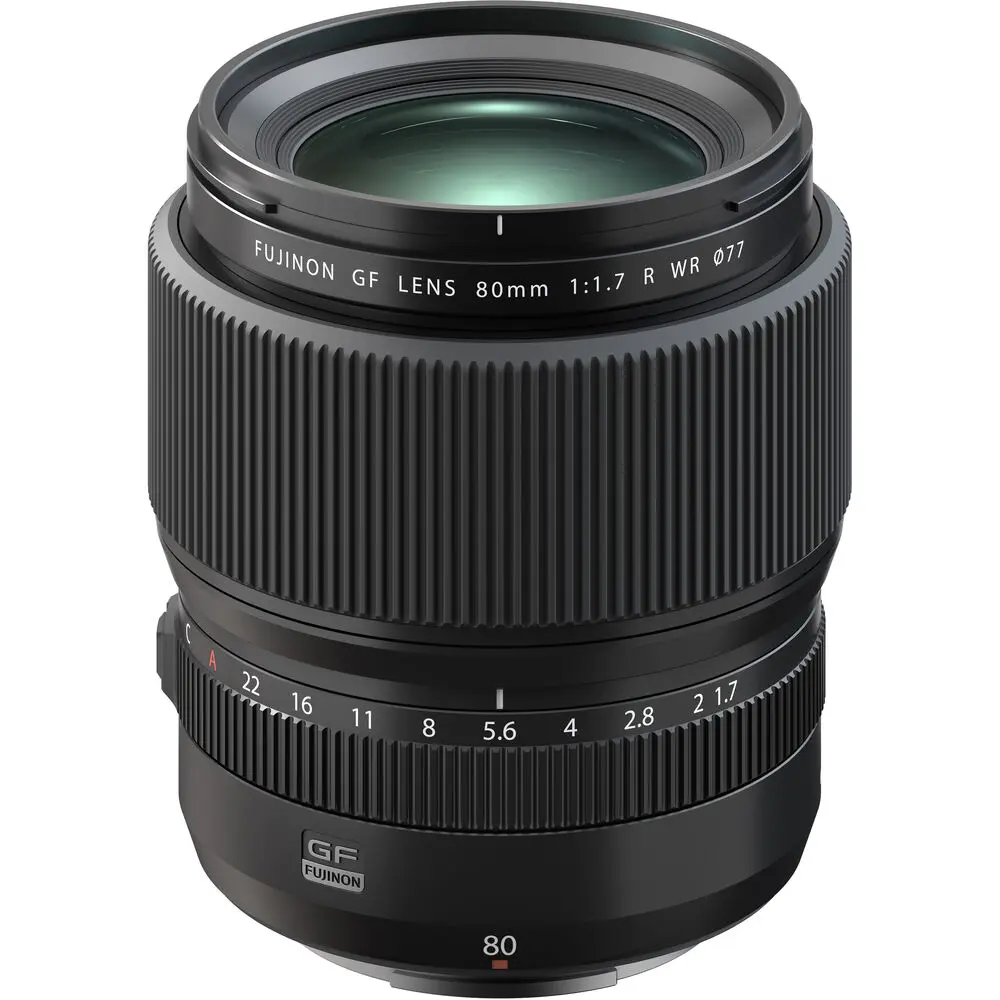 FUJIFILM GF 80mm f/1.7 R WR Lens FUJIFILM GF 80mm f/1.7 R WR Lens