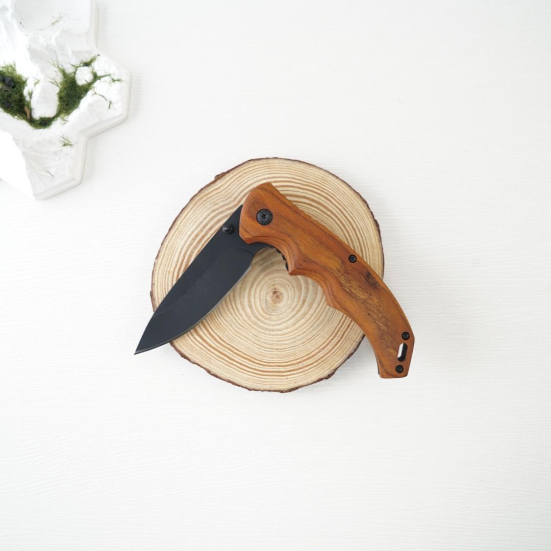 Kitchen knife, fruit knife, everyday household peeler knife, pocket knife, solid wood handle, great gift, cooking tool