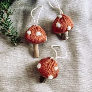 Mushroom Boho Christmas Ornament Decor Festive Gift Holiday