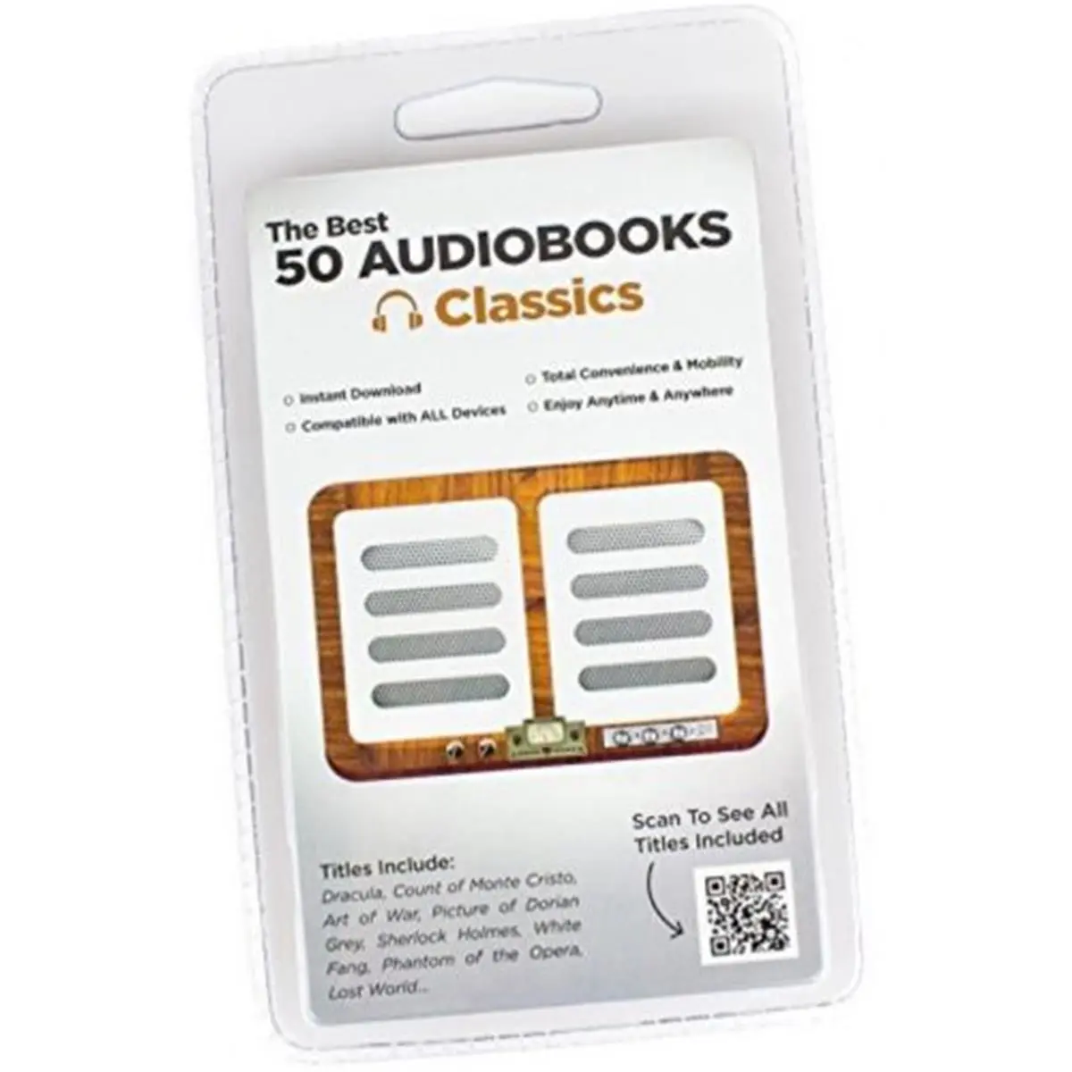 212 MAIN Instant Libraries - 50 Classic Stories Audiobooks, High-Quality Audio, Narrated for Book Enthusiasts