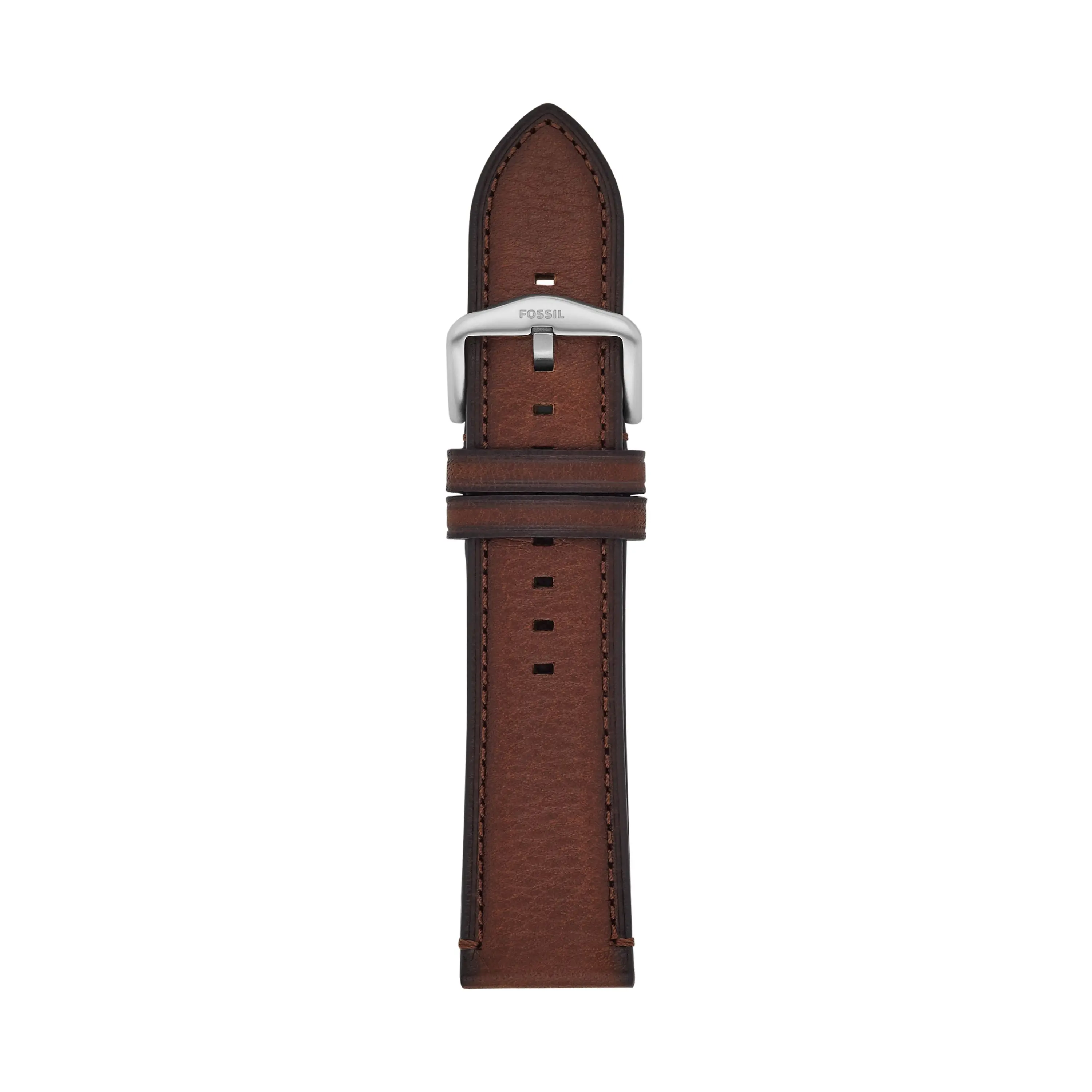 Fossil Men's 24mm Brown LiteHide™ Leather Watch Band