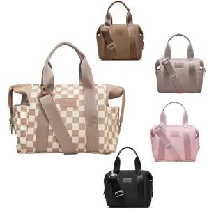 Miss Fong x Omanmoli Lunch Bag Tote Bag, Adjustable Shoulder Strap Crossbody Bag, Large Insulated Reusable, Lunch Box Portable Cooler for Work Picnic, for Women Men Girl Boy