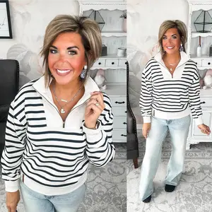Ampersand Avenue Zip Sweater - Risk Taker