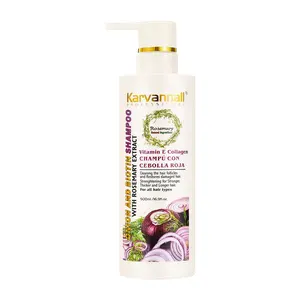 Karvannall Rosemary Biotin Anti-Hairfall Shampoo & Treatment Mask Set with Vitamin E Collagen for Stronger Healthier Hair 16.9 fl oz Dual Formula Professional Hair Care