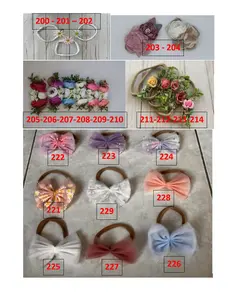 200 - 230 Flowers headbands, matching headbands, daisy headbands, florals headbands Cotton Cotton Cotton Cotton Cotton