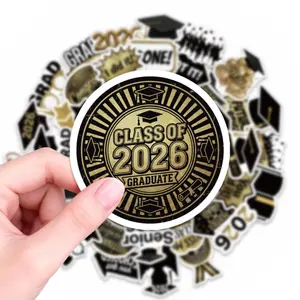 50 Unique Graduation Season Stickers Set for Graduation Carnival Party Decoration