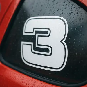 Dale Earnhardt Number 3 - Vehicle Vinyl Sticker Decal - High Quality Automotive Grade Vinyl