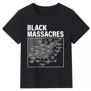 Black Massacres History Map Afro American Struggle Awareness Women's Sports Vest Cotton Sleeveless Tank Top for Fitness Running Yoga