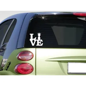 Pineapple love 6" sticker *F262* decal car decal window  laptop hawaii