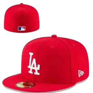 MLB New Era Streetwear Snapback – Adjustable Flat Brim Baseball Cap, LA Dodgers NY Yankees Team Logo Hat, Men Women Casual Sport Fashion Cap, Viral TikTok Baseball Hat