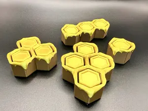 Honey Comb Clicker 3D Print