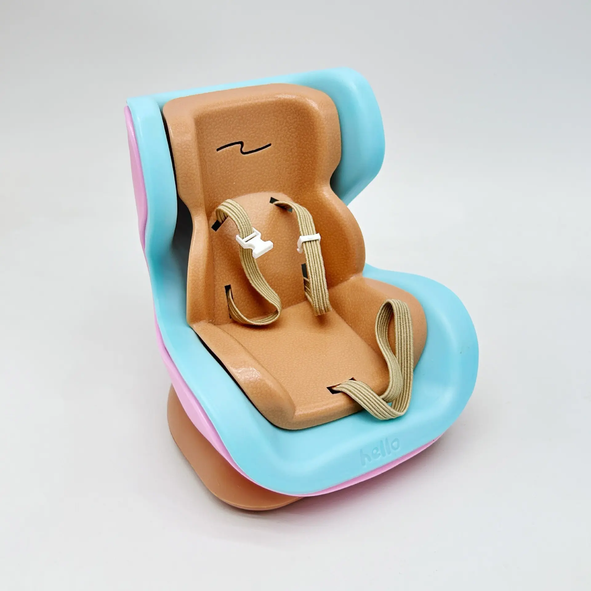 Car Seat for 10-17cm Doll Accessories, Vent Clip and Desk Stand, DIY Creative Gift, Cute Practical Car Decor, Car Trinkets, Blind Box Doll Fans, Collectors