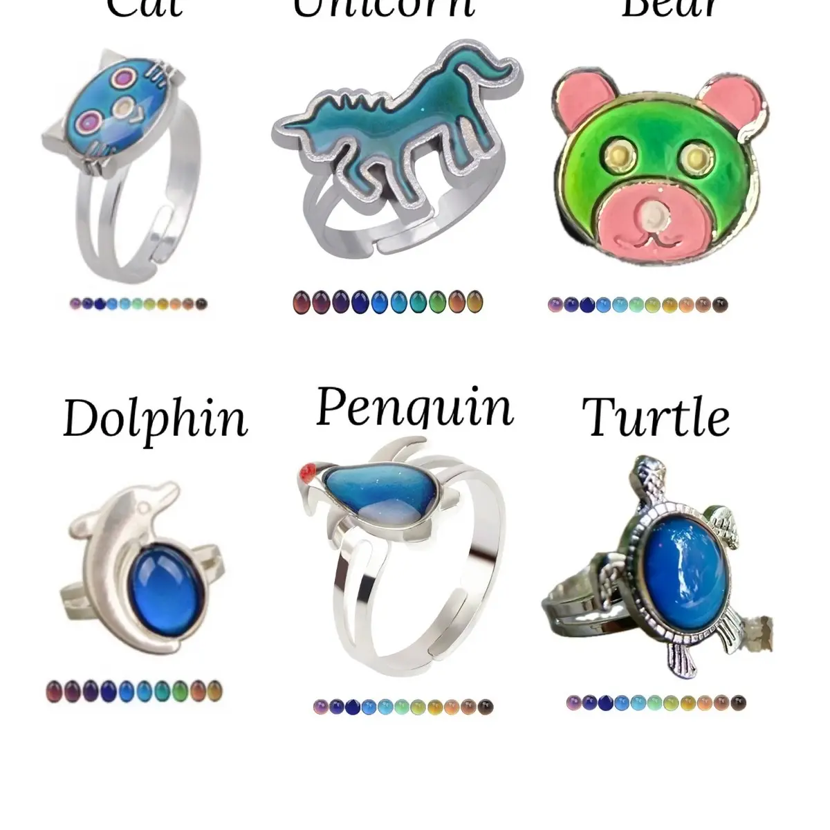 Mood Ring You choose comes with Color chart and gift box