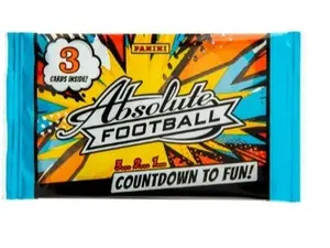 3 (THREE) PACKS - 2025 Panini Absolute NFL FOOTBALL Kaboom Calendar PROMO PACK