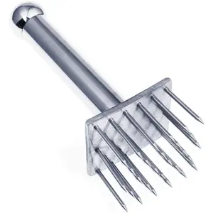 Professional meat tenderizer tool poultry tenderizers with 28 stainless steel blades meat mallet for beefporkchicken
