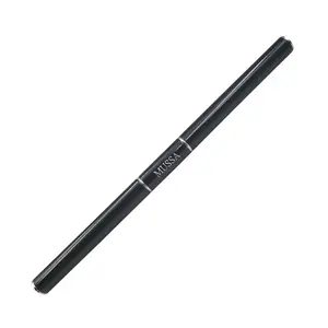 Mussa Poly-Gel Brush BLACK - High-Quality Synthetic Fiber, Flat and Wide Tip, Designed for Uniform Application of Polygel Nail Material