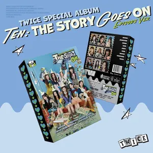TWICE - TEN: The Story Goes On [Episode Ver.]  [COMPACT DISC - CD] Postcard, Photo Book, Photos, Poster