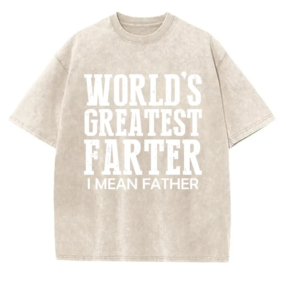 Washed T-shirt-Apricot