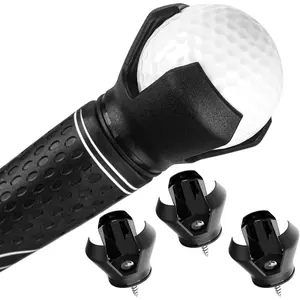 (R) 3 Pack Golf Ball Retriever Grabber, Screw-in 3-Prong Golf Ball Picker Uper Tool,  Saver Claw Accessory for Golf Putter Grip
