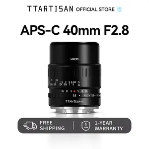 TTARTISAN 40mm F2.8 Macro APS-C Manual Focus Lens for Fuji X Mount — 1:1 Close-Up Macro & Street Photography Lens