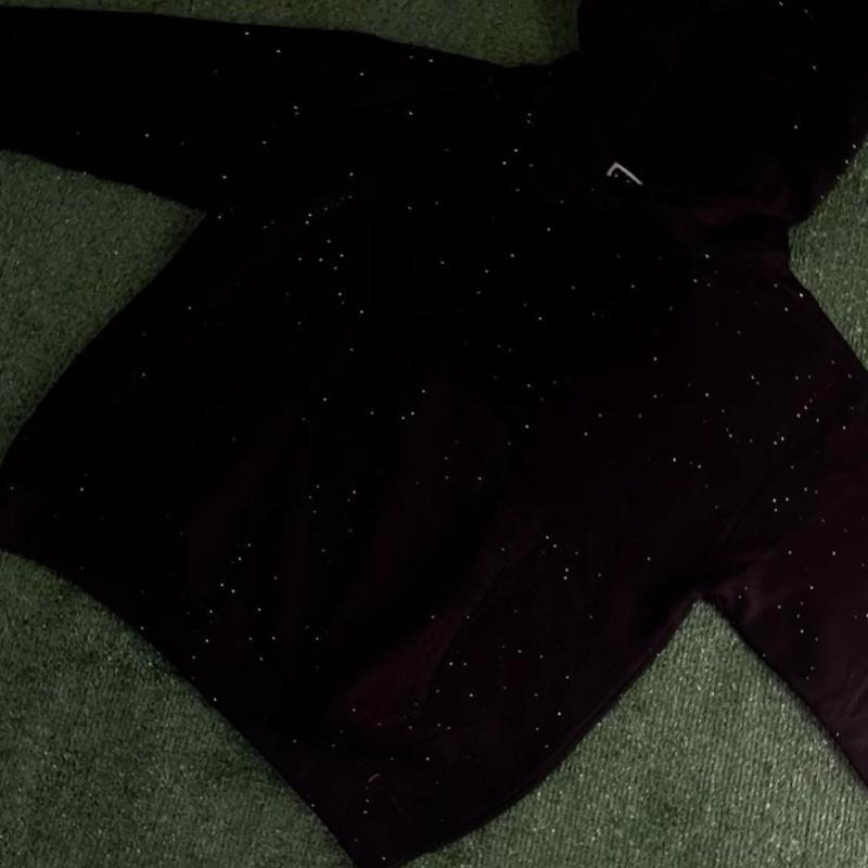 Black vvs Hoodie with details / tags