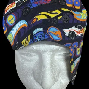 Black and Purple Welding Cap