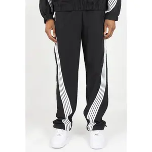 Rebel Minds 'Bent Stripes' Nylon Sweatpants (Black) 100-490